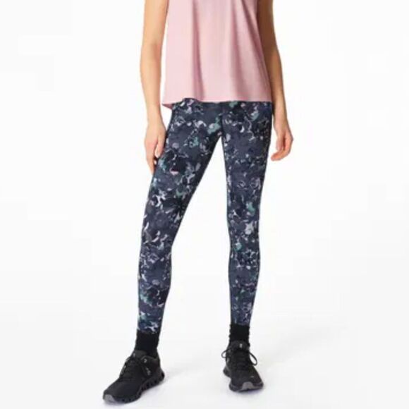 Sweaty Betty Pants - Sweaty Betty Zero Gravity High-Waisted 7/8 Running Leggings Gray XS